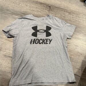 Under Armour Gray T-Shirt with Black Logo
